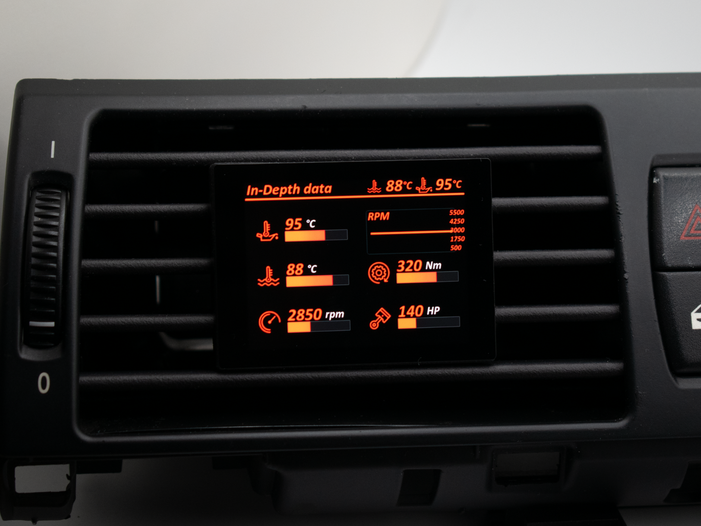 🔥 NEU: Datendisplay für BMW X5 X6 E70 E71 E7X ECKIG