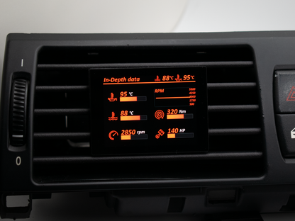 🔥 NEU: Datendisplay für BMW X5 X6 E70 E71 E7X ECKIG