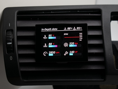 🔥 NEU: Datendisplay für BMW 1er E81 E82 E87 E88 E8X ECKIG