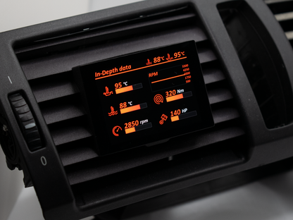 🔥 NEU: Datendisplay für BMW 1er E81 E82 E87 E88 E8X ECKIG